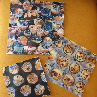 lot 3 beewrap alimentaire motif myrtilles